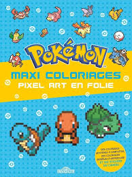 Coloriages Pixel Folie Stickers Pokémon - L'art du pixel dans votre main