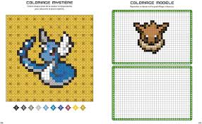 Cahier de Coloriages Pixels Pokémon - L'art du Pixel à Portée de Main