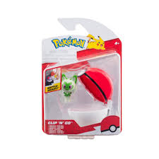 Accessoire Pokémon PKW3629 Sprigatito - Clip N Go Multicolore