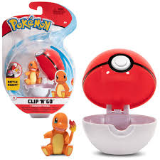 Charmander Salamèche - Figurine Officielle Pokémon Clip N Go