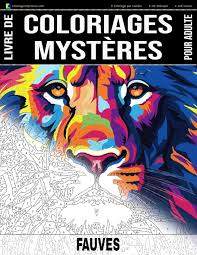 FAUVES Coloriages Art Thérapie Anti Stress Géométriques - Livre Coloriage Mystère