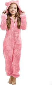 Combinaison Surpyjama Grenouillère Oreilles Déguisement pour Enfants