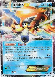 Keldeo Carte Promotionnelle Pokémon Blanc - Édition Limitée