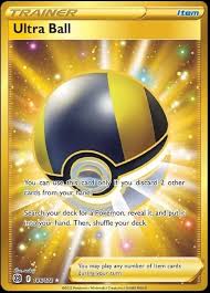 Ultra Ball 186 Étoiles Brillantes - Une carte Pokémon dorée exceptionnelle