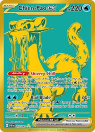 Carte Pokémon Doré - Chien Pao Paldean Fates Hyper
