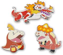 Pin Pokémon Crocalor Skeledirge Précieuse - Collection Édition Limitée