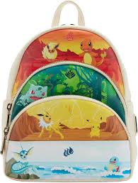 Sac Bandoulière Loungefly Elements - Pokémon Multicolore