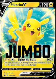 Carte Pokémon Pikachu SWSH198 Jumbo - Édition Limitée