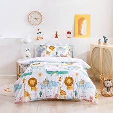 Housse de couette 140x200 enfant Tropical Doreiller Aventure