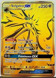 Carte Pokémon Solgaleo SM104A - Éclat Doré