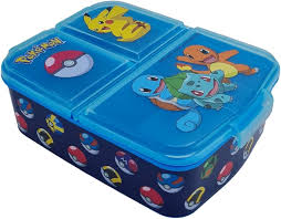 Boîte à goûter Pokémon Rectangulaire avec Compartiments
