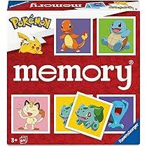 Jeu de Mémoire Pokémon - Ravensburger Famillial Observation Association