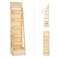 Présentoir en Bois Réglable pour Magasins et Établissements