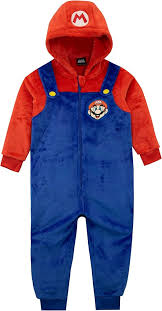 Surpyjama Combinaison Polaire Super Mario pour Enfants