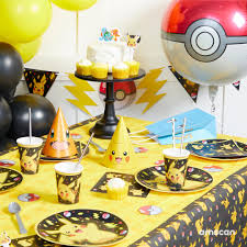 Serviettes Officielles Multicolores Amscan pour un Anniversaire Pokémon Inoubliable
