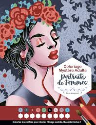 Coloriage Mystère Adulte - Portraits Relaxation