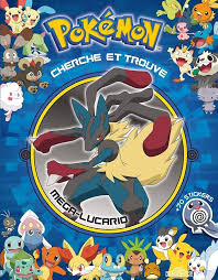 Cherche Trouve Méga Lucario POKÉMON - Aventure et Amusement