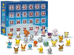 Calendrier de l'Avent Funko Pop Pokémon - Collection de Mini Pops Exclusifs