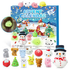 Calendrier de l'Avent Squishy Surprise - Lot pour Filles