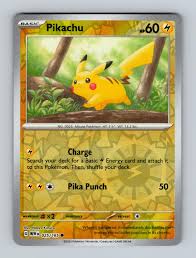 Carte Unique Pokémon Pikachu Inversé - Édition Spéciale