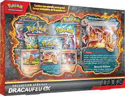 Coffret Pokémon Dracaufeu EX - L'Essentiel des Cartes Boosters