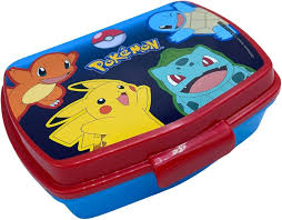 Déjeuner Porte Goûter Scolaire Lunchbox Portable - Parfait pour les petits fans de Pokémon