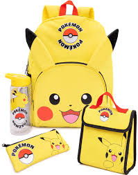 Ensemble Pokemon Pikachu pour Enfants avec Bouteille
