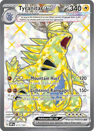 Tyranitar Pokémon Obsidian - Chargeur TitanCards®