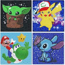 Kit de peinture diamant Sencangxun - Pokémon