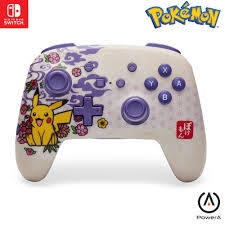 Manette Switch Pokémon PowerA Améliorée - Bluetooth Officielle