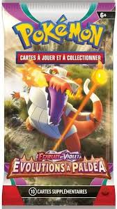 Booster Pokémon Ecarlate Violet Évolutions - Collection Multicolore