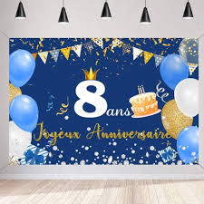 Décorations d'Anniversaire pour Garçon de 8 Ans - Une Fête Inoubliable