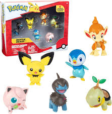 Ensemble de Figurines de Combat Pokémon - Le Jouet Idéal pour les Enfants de 6 Ans