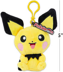 Porte Clés Peluche Pichu - Le Compagnon Idéal des Fans de Pokémon