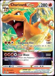Dracaufeu VSTAR 018 - Carte Pokémon Brillante