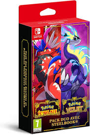 Pack Pokémon Écarlate Violet Steelbook - L'édition ultime pour les fans