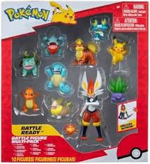 Ensemble de Figurines Pokémon - 10 Pack Fantastique pour Enfants de 5 Ans