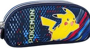 Trousse Compartiments Maternelle Garderie - Pokémon