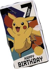 Carte d'Anniversaire Officielle Pokémon Personnalisée